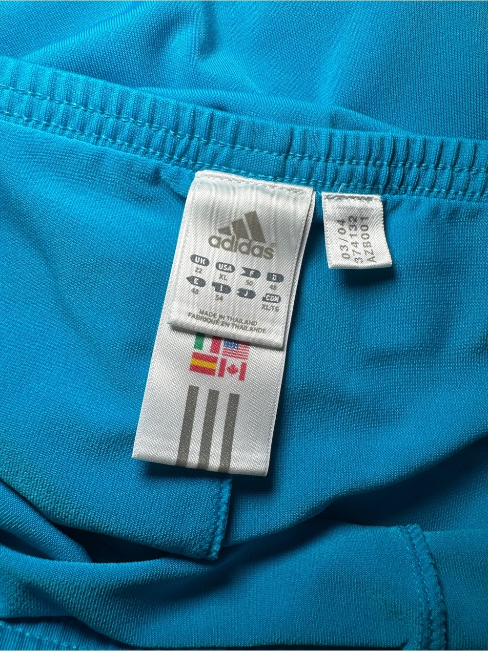 Adidas ClimaLite Blue Athletic Tennis Golf Skort Size XL - Picture 2 of 8